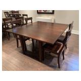 Fine Oak Swivel Top Table and Chair Set