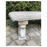 Stone 3 Feet Concrete Garden Bench