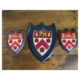 Three Decorative Wall Plaques, Trinity College
