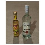 Bacardi Rum and Guano Rojo Mescal