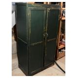 Reproduction Distressed Painted Armoire