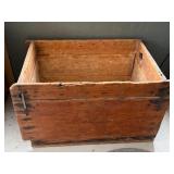 Very Old Wood Crate, Used as Wood Box