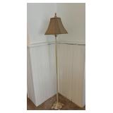 Cast Iron Painted Floor Lamp with Shade