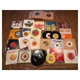 Collection of 45 RPM Record Albums