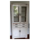 Small Painted Wood Storage/Display Cupboard