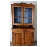 Two Piece Flat to Wall Display Cabinet