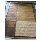 Modern Area Rug, Brown Overtones