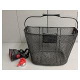 Wire Bicycle Basket with Bell