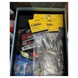 Assorted Fishing Lures, Fishing Line