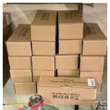 Nineteen Boxes White 10" Taper Candles