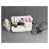 Brother Sewing Machine & Sunbeam Steam Iron