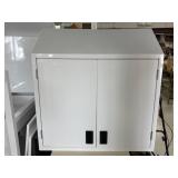 42" Upper 2-Door White Metal Cabinet