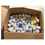 Box of Used Golf Balls