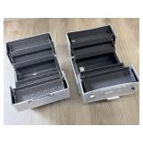 Pair of Portable Make-Up Cases