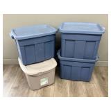 Assorted Storage Bins