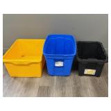 Assorted Storage Bins