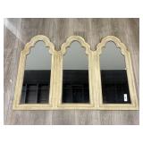 Large Decorative Tri-Panel Mirror