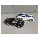 Two 1/24 Scale Model Cars