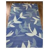 Blue and Turquoise Outdoor Area Rug