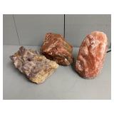 Salt Lamp, Two Large Rocks