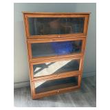 Reproduction Oak Veneer Barrister