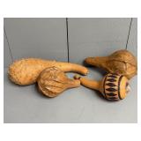 Assorted African Gourd Rattles