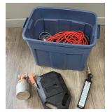 Bin With Assorted Tools
