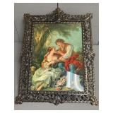 "The Cage" Francois Boucher Print + Metal Frame