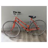 Vintage Orange Sky Wagon S Bicycle, Canadian Made