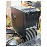 Acer Tower CPU, Keyboard, Microphone Arm