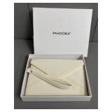 Pandora Ivory Clutch Bag in Box