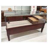 Pequegnat Freestanding Glass/Wood Display Cabinet
