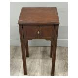 Square Wooden Occasional or Smoking Table