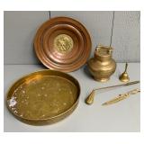 Assorted Brass and Copper Decor