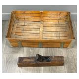 Antique Picker's Basket, Wood Plane