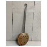 Copper Chestnut Roaster with Forged Iron Handle