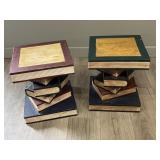Mandalay Box Company Stacked Books Side Tables