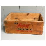 Vintage Redpath Special Icing 50lbs Wooden Box