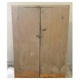 Primitive Pine Cabinet / Two Door Jam Cupboard