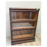 Barrister's Three Compartment Book Shelf