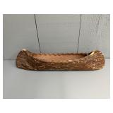 Folk Art Bark Canoe