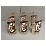 Set of Six Novelty Northern Dancer Glasses