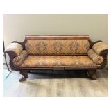 Antique Regency Mahogany Three-Seater Sofa