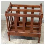 Wooden Magazine Rack