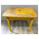 Primitive Painted Wood Table