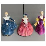 Trio of Royal Doulton Figurines