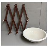Heavy Duty Coat Rack, Royal Ironstone Wash Basin