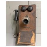 Antique Telephone Converted for Use