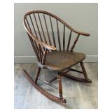 Wooden Windsor Style Rocking Chair