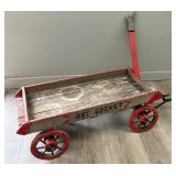 Red Rocket Wooden Wagon